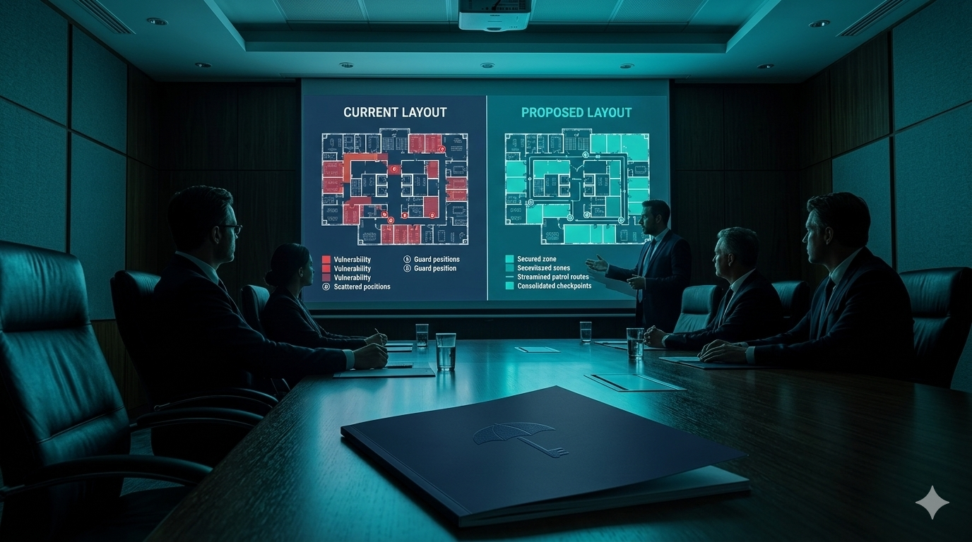 Security layout analysis