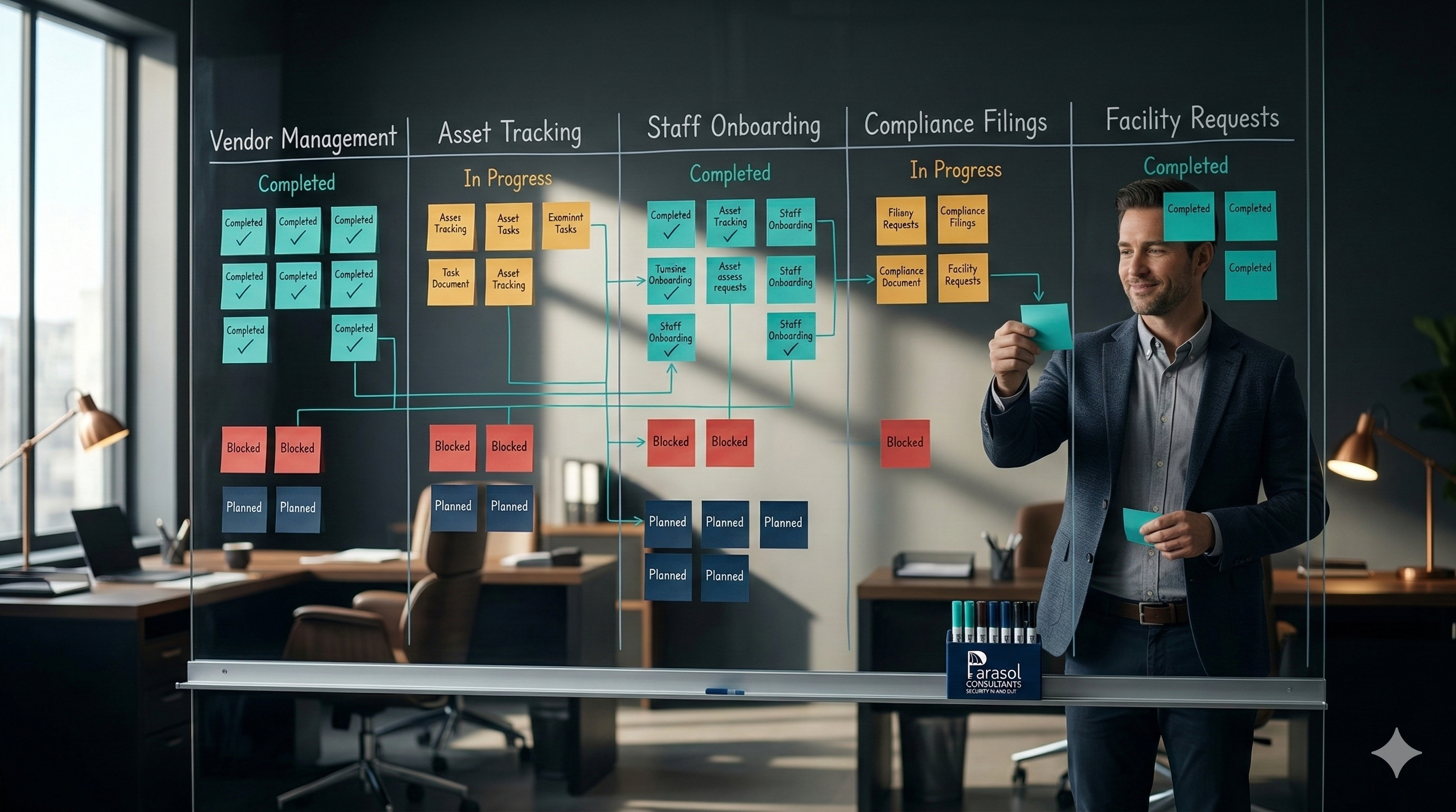 Workplace administration systems